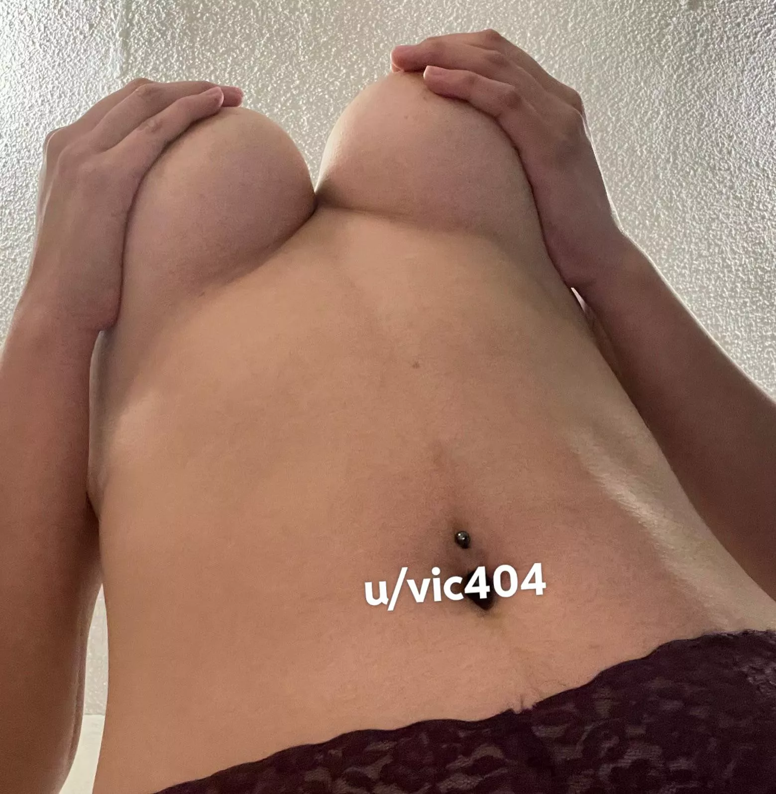 Do you like how I hold up my big teen boobs for ya? 🤭