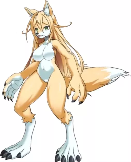 Female Werewolf TF Animation