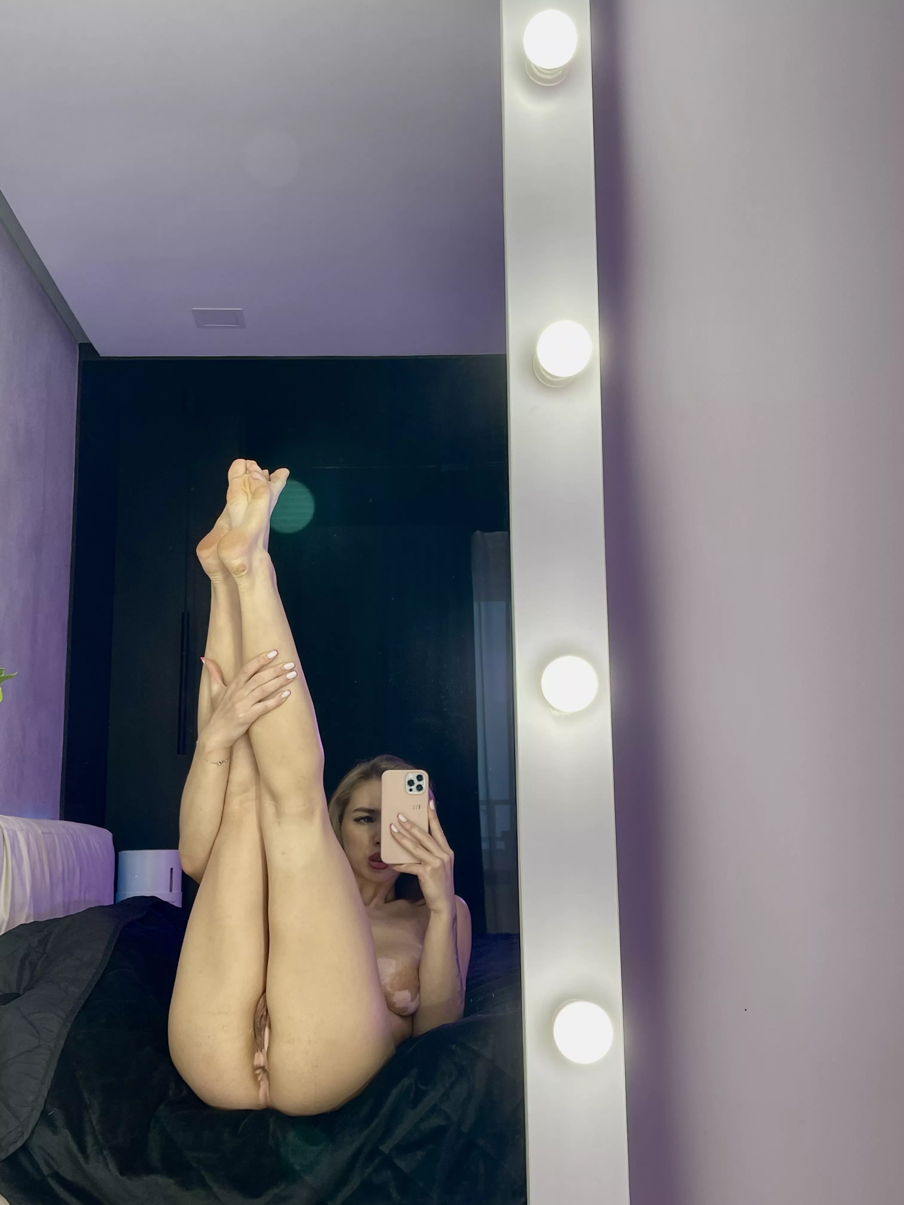 Fill my pussy up since my ass is already stuffed