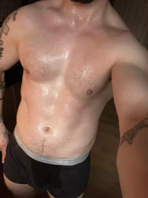 Got a little worked up after my workout this morning (M)