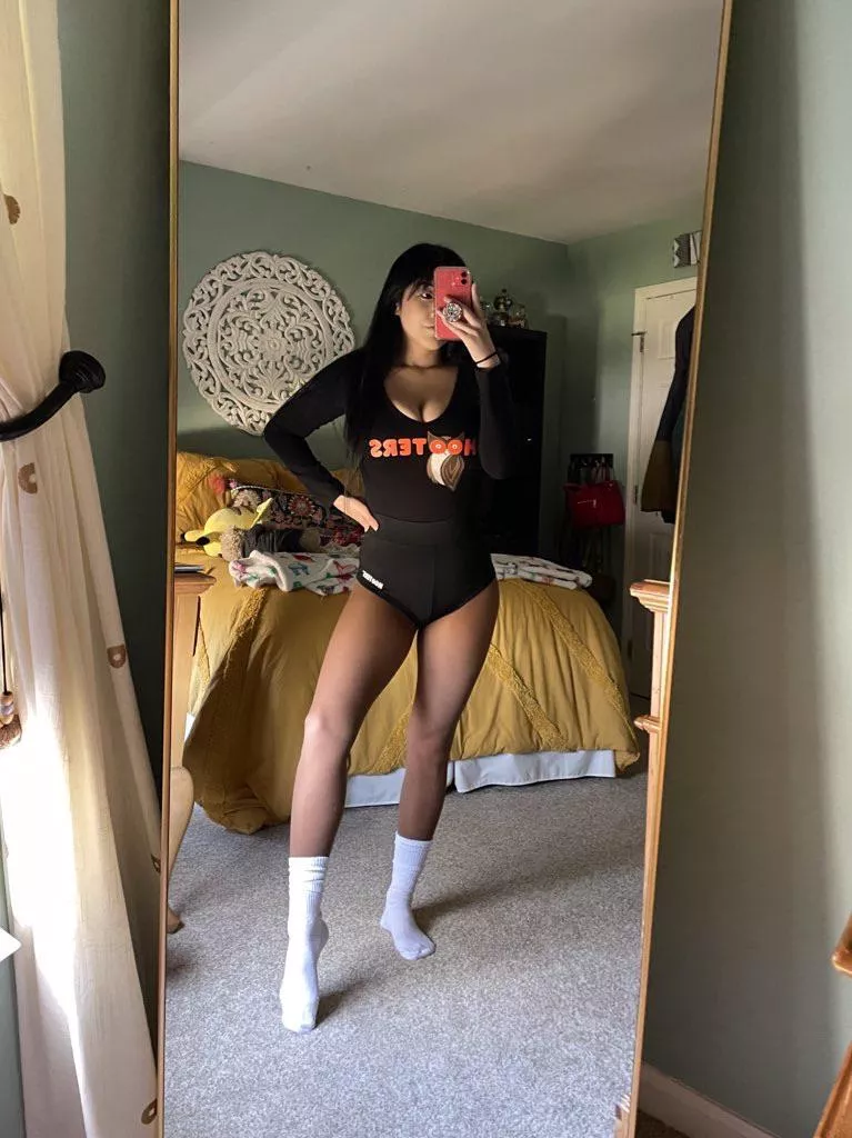 Hooters tights make your legs look so good