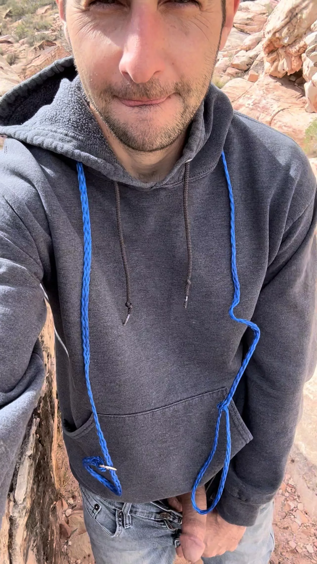 Just walking the dog ⛰️