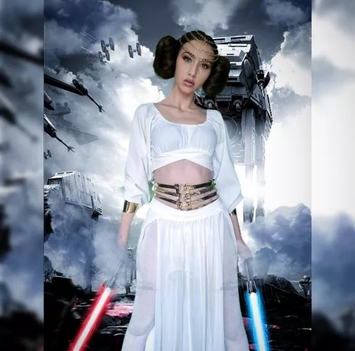 Me as Prince Leia