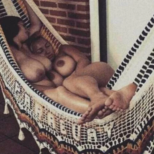 Napping together on vacation