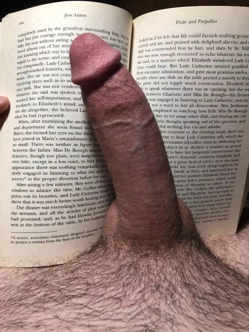 Reading my favorite book “Pride and PrejuDick”