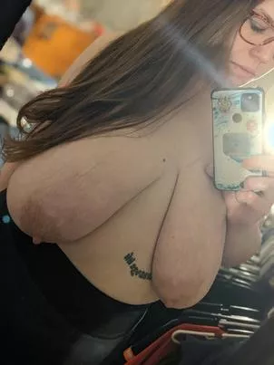 Saggy and as fine as a dime.