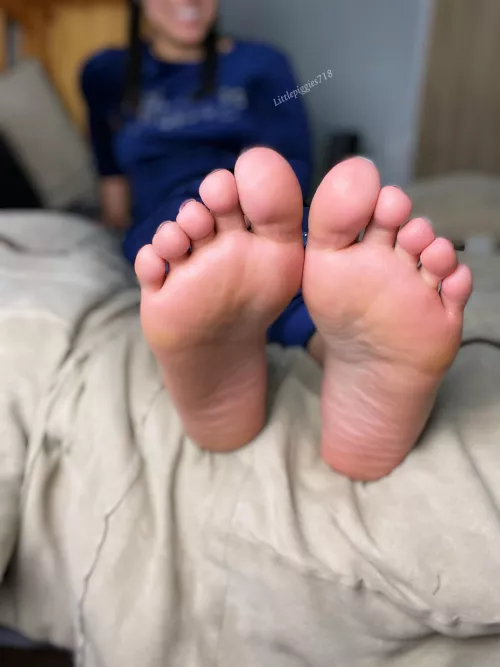 Soft soles ready to be sucked