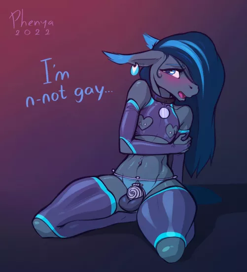 Then why are you dressed up like that? (art by phenya)
