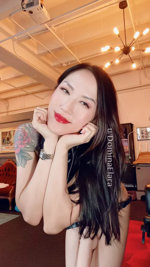 Why hello there, my pathetic slave, is your ass ready for me?