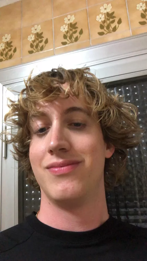 almost drunk smile
