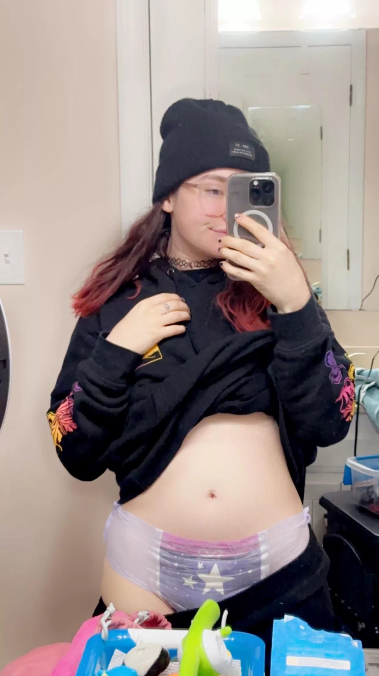 alt baby in her pull-up🖤☺️