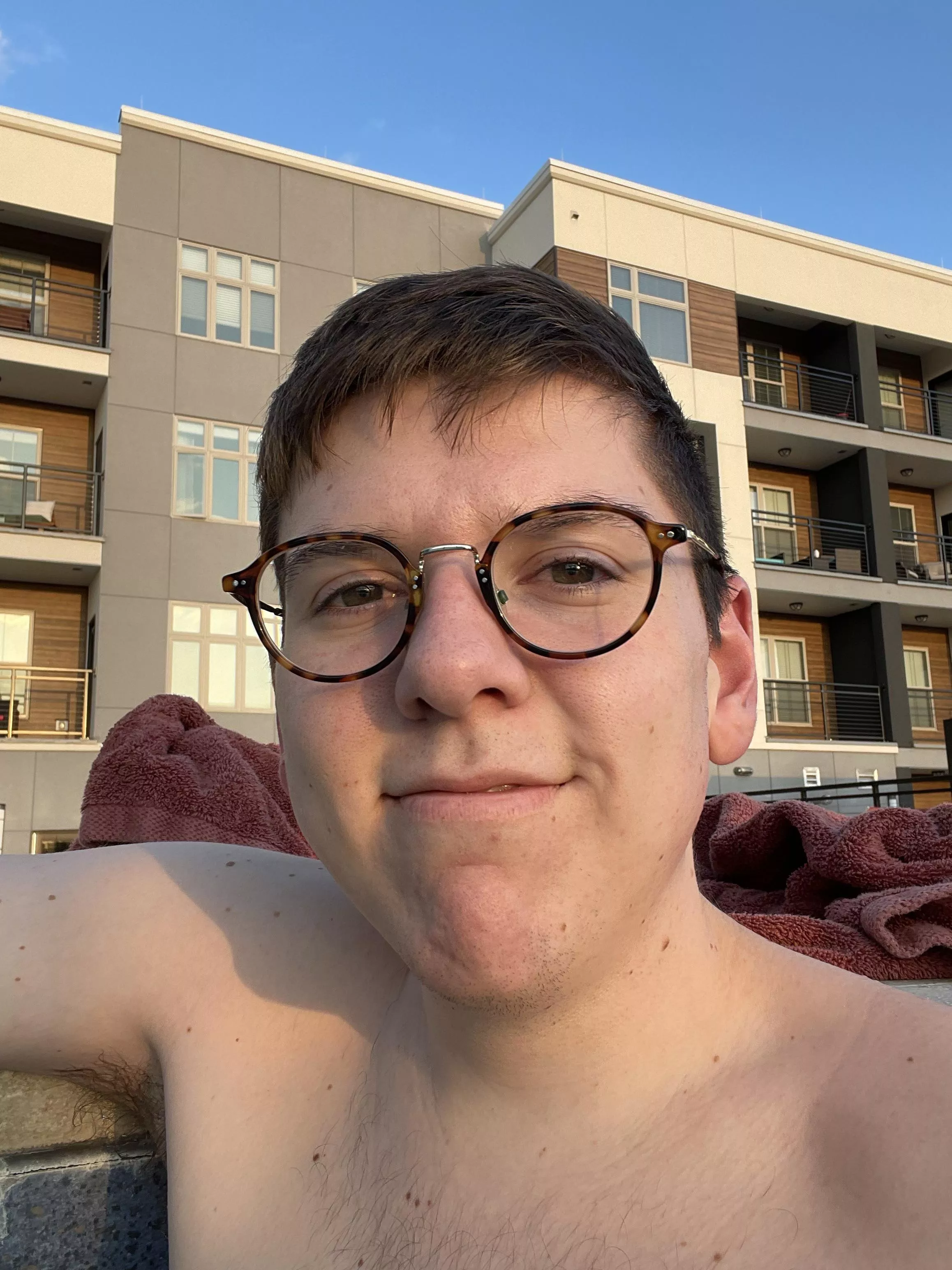 Feeling hot in the hot tub ;)