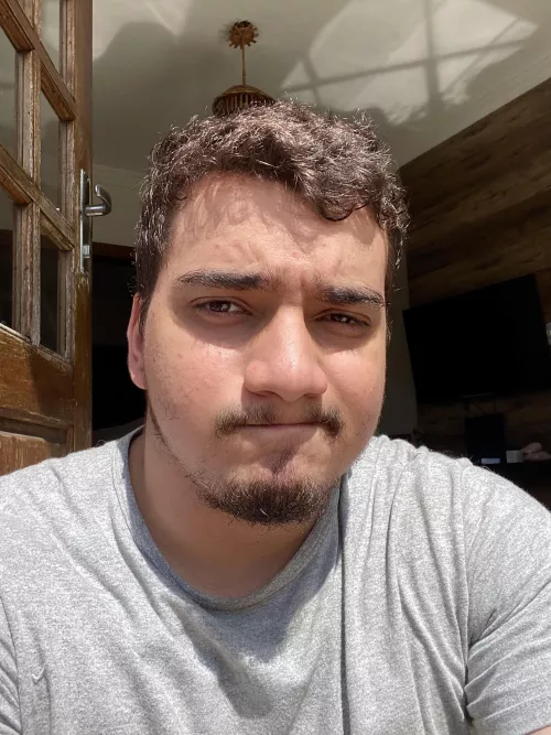 Getting a bit of sunlight (don’t mind the goofy face 😂)