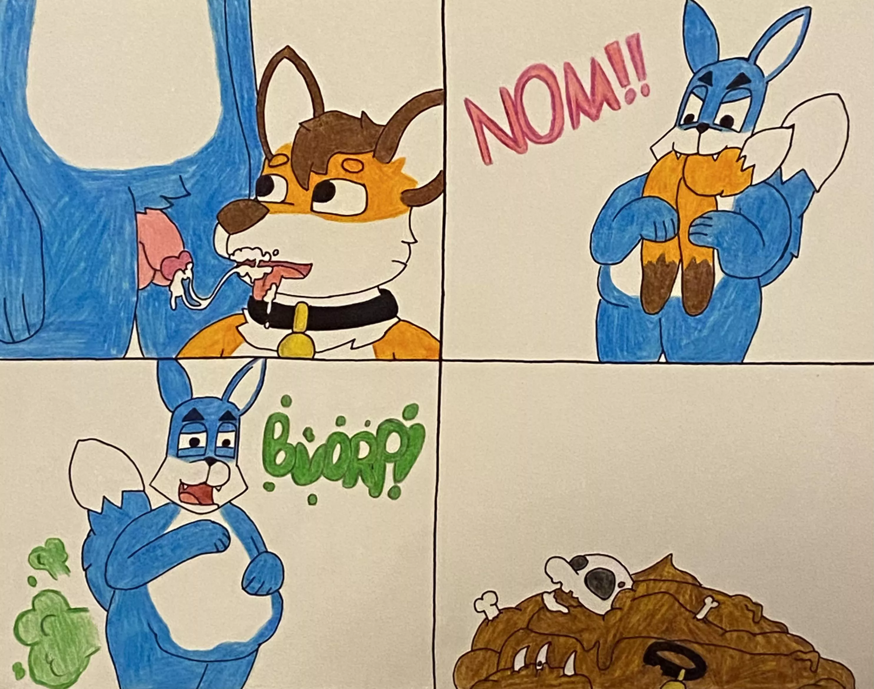 {image} The making of a fox pile