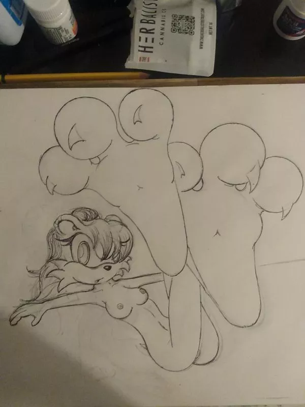 It's not Rouge or Amy with stellar mass tits and ass I'm sorry.