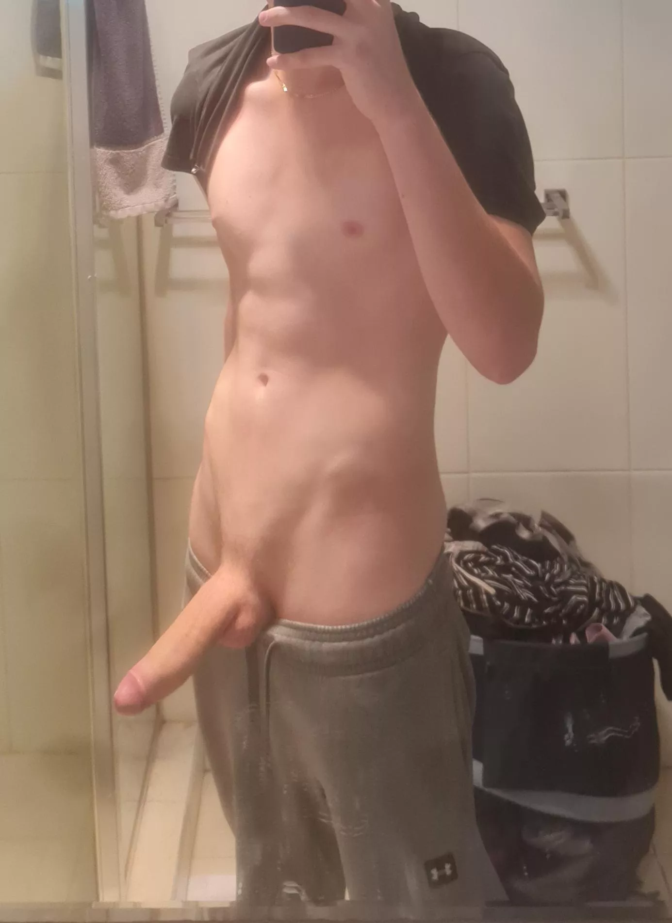 Look at my dick, not the dirty laundry