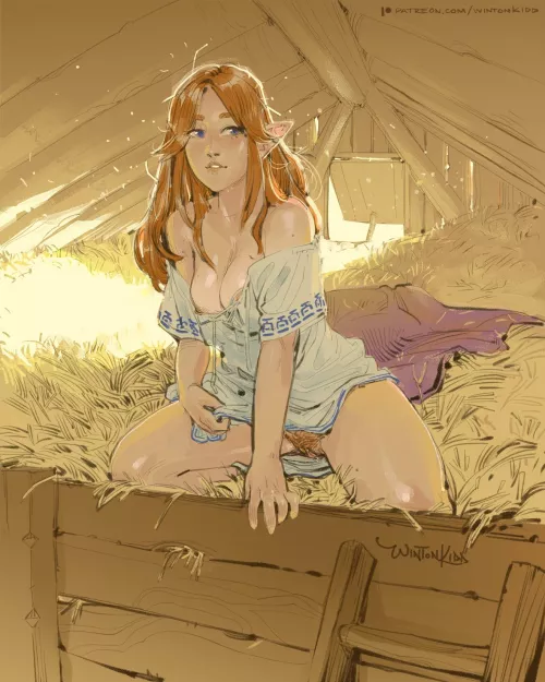 Malon's haybed [The Legend of Zelda] (WintonKidd)