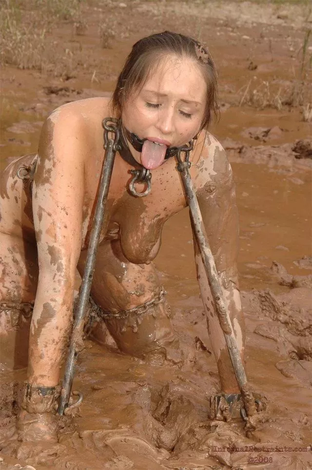 She loves to play in the mud