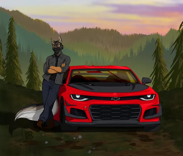 Sunset roadtrip. Art by me!! (Shankokos)