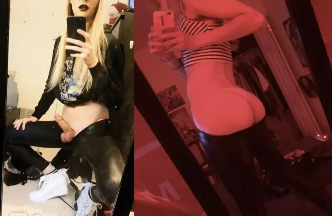 Would you put your cock inside a leather-bound goth slut