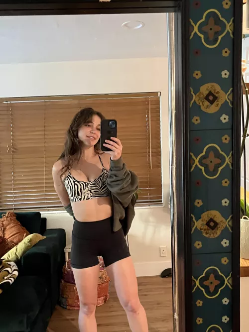 yoga shorts are all i wear