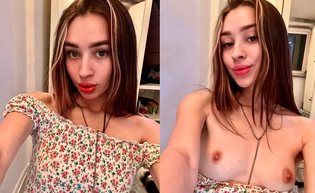 You can cum on my tits if you want