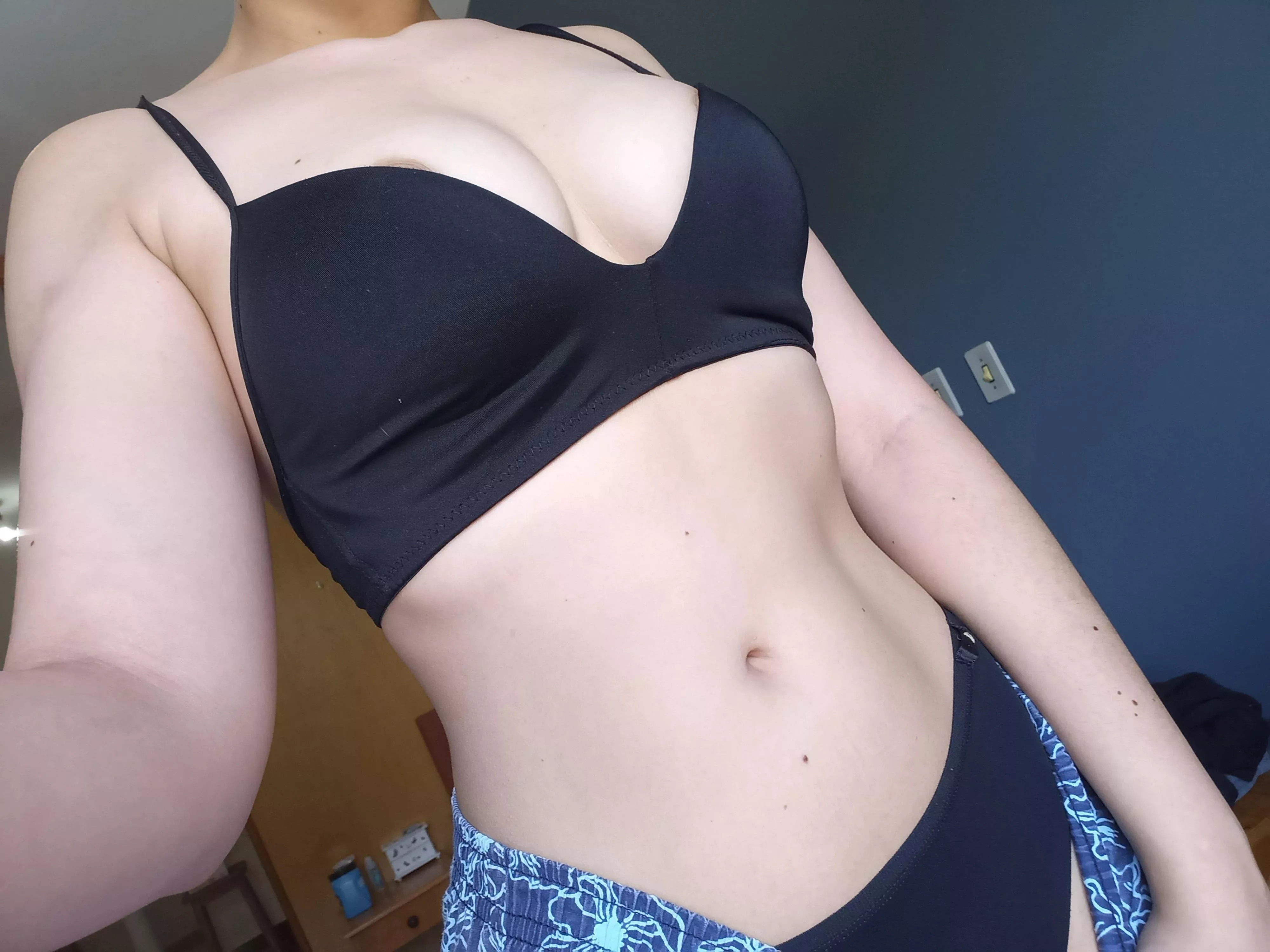 You'll get abs in no time they said... [F]