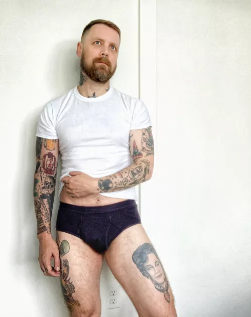 A dad in briefs