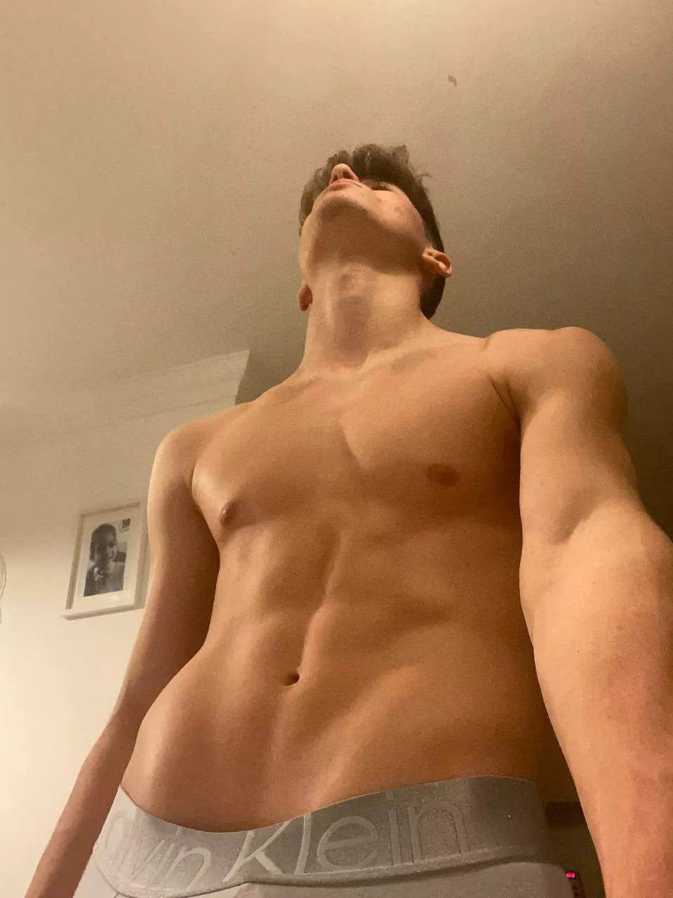 Calvin Klein looks good with my lean body!