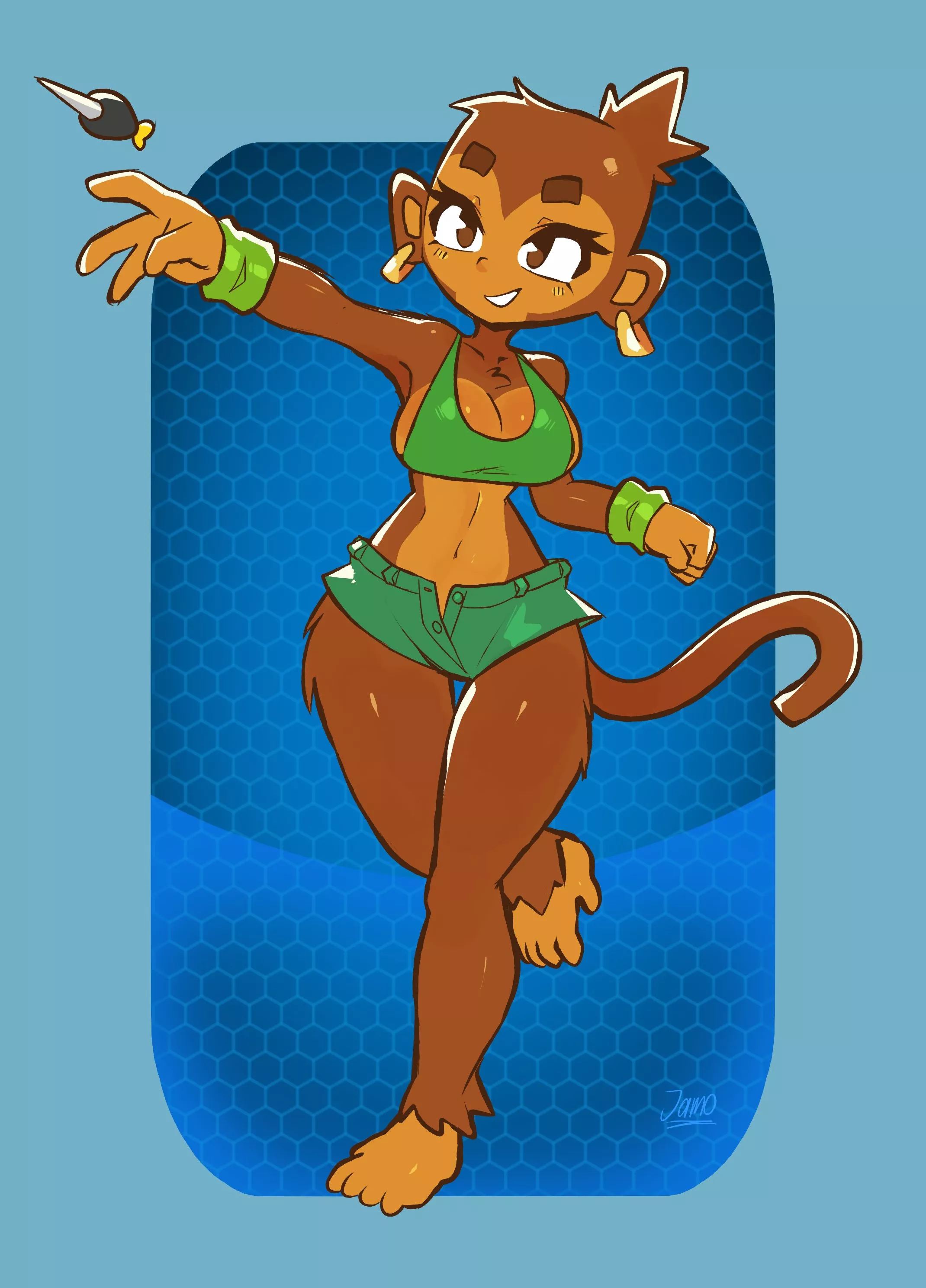 Dart Monkey by Jamo_ART