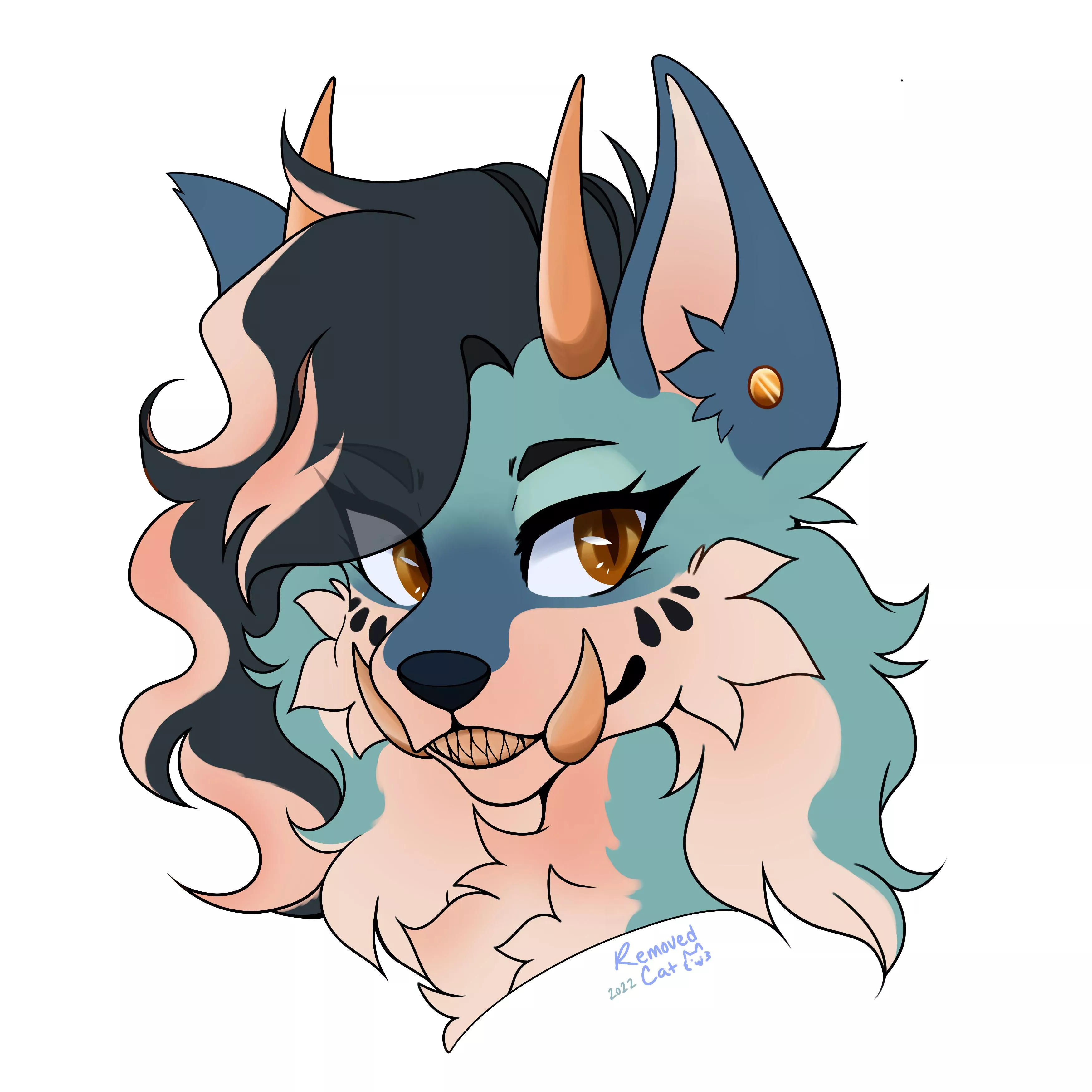 Doing headshots like these for $25! These can be used as badges and your fursonas name can be added! DM if interested :)