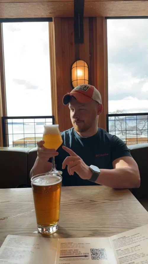 Enjoying a drink 🥃