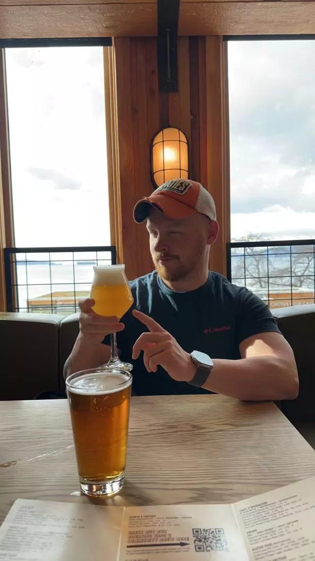 Enjoying a drink 🥃