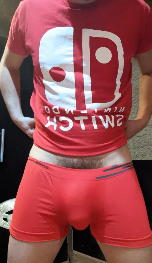 Even not fully hard 🍆