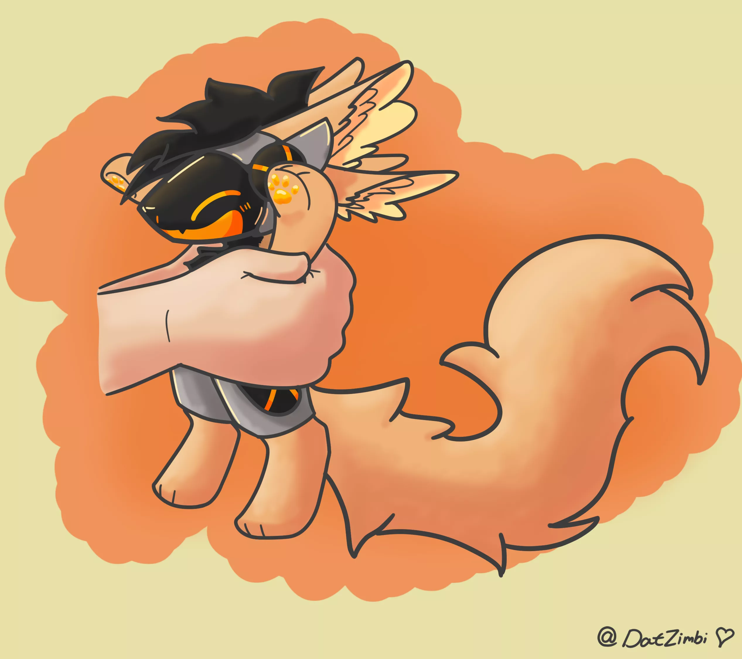 Hold gentle like Potato (art by me)