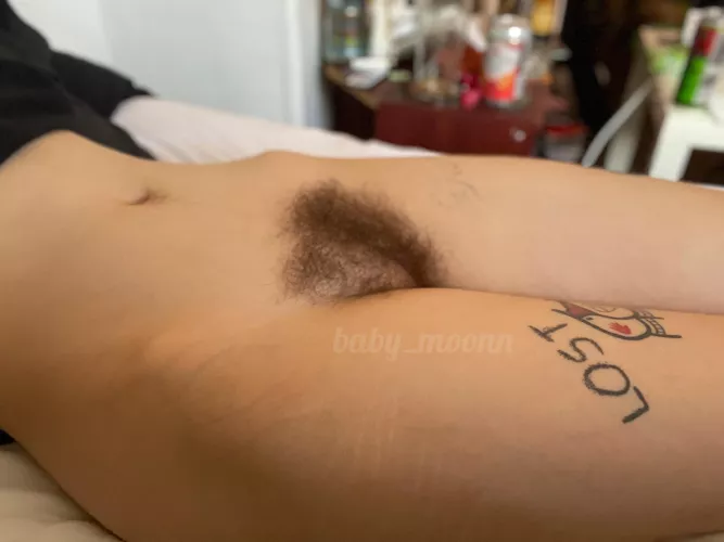 I love my fluffy bush!