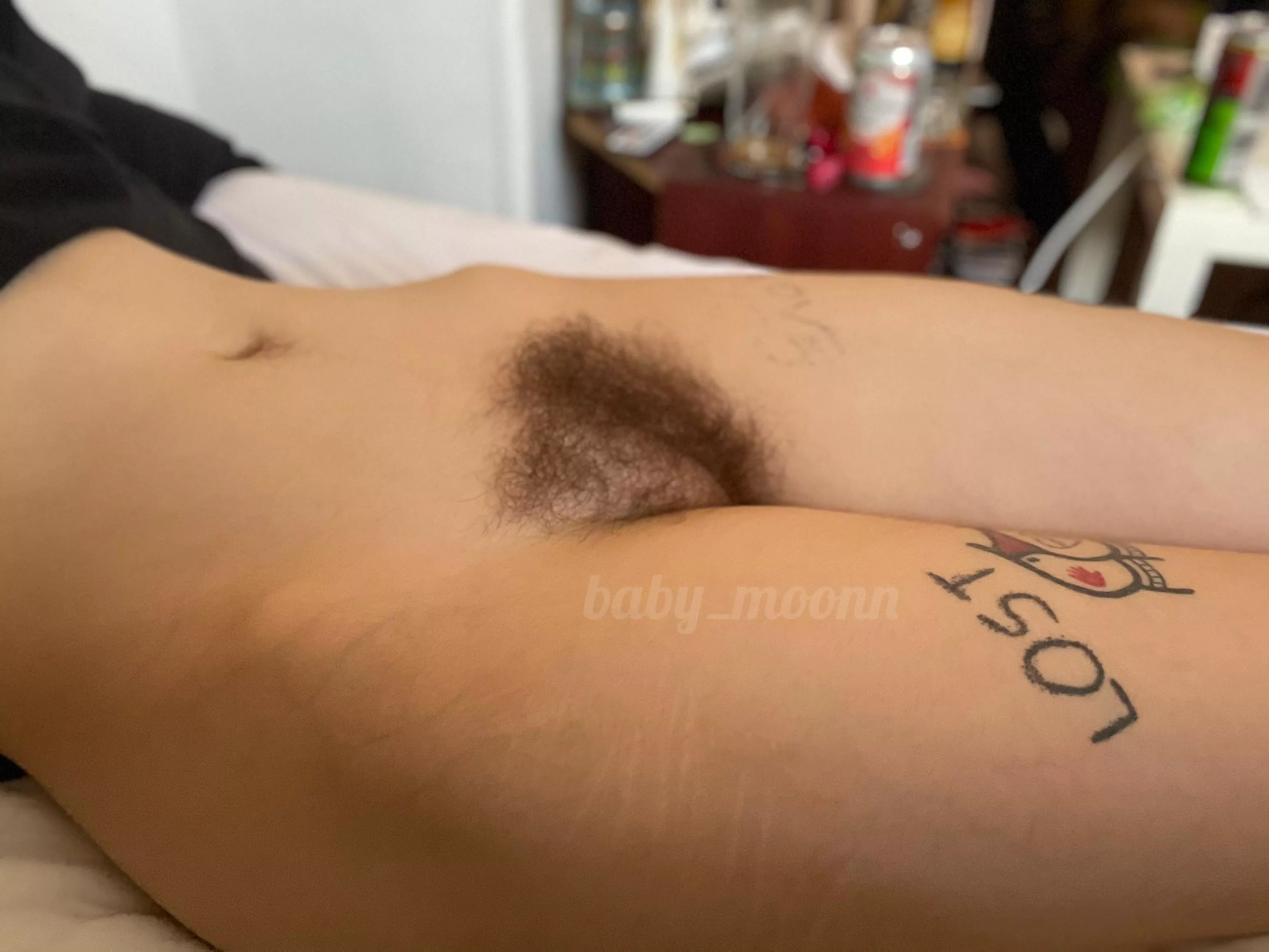 I love my fluffy bush!