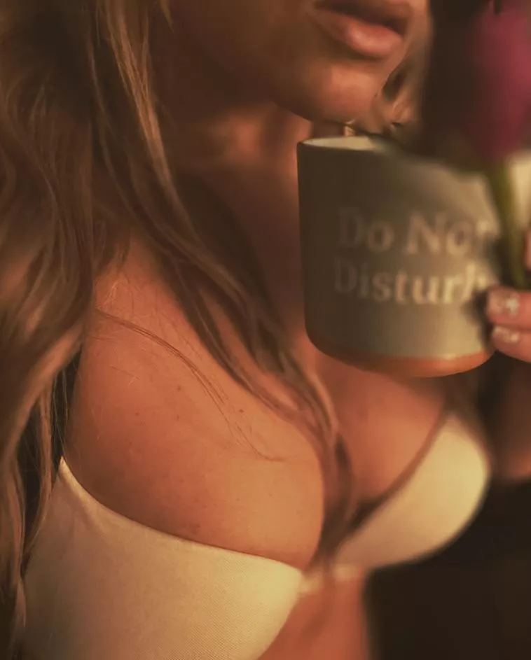 I was almost too nervous to message you and then I thought, I don't give a frappé.