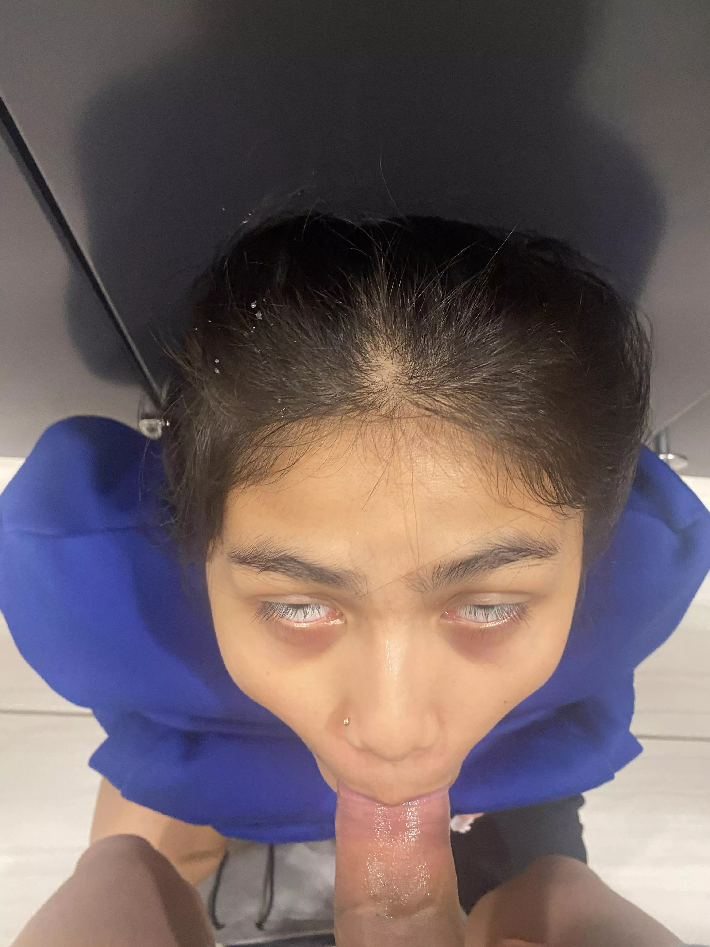 just got fucked & took a load to the face by a guy on here :)