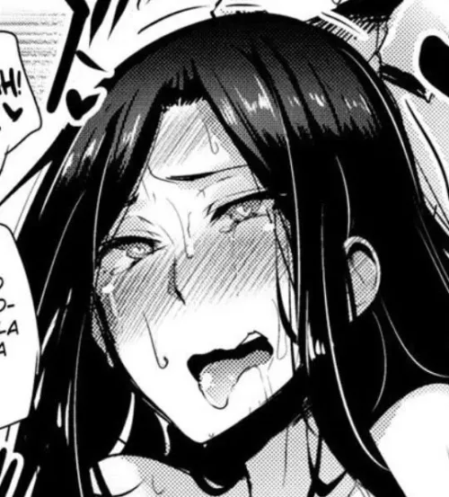 LF Mono source: Ahegao, 1girl,