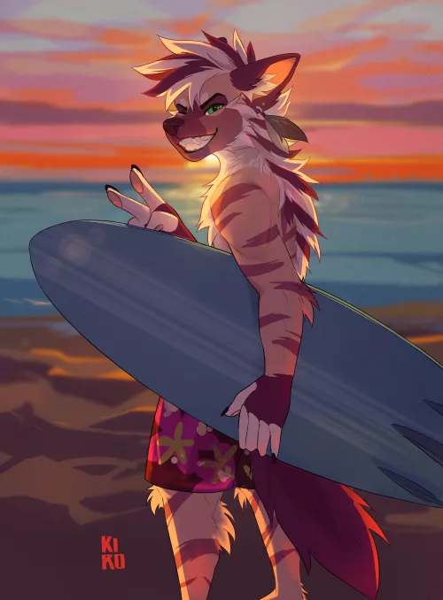 Long Day Surfing at the Beach [Kiro]