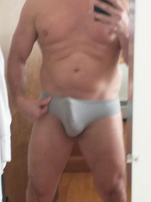 Love my grey bikini underwear