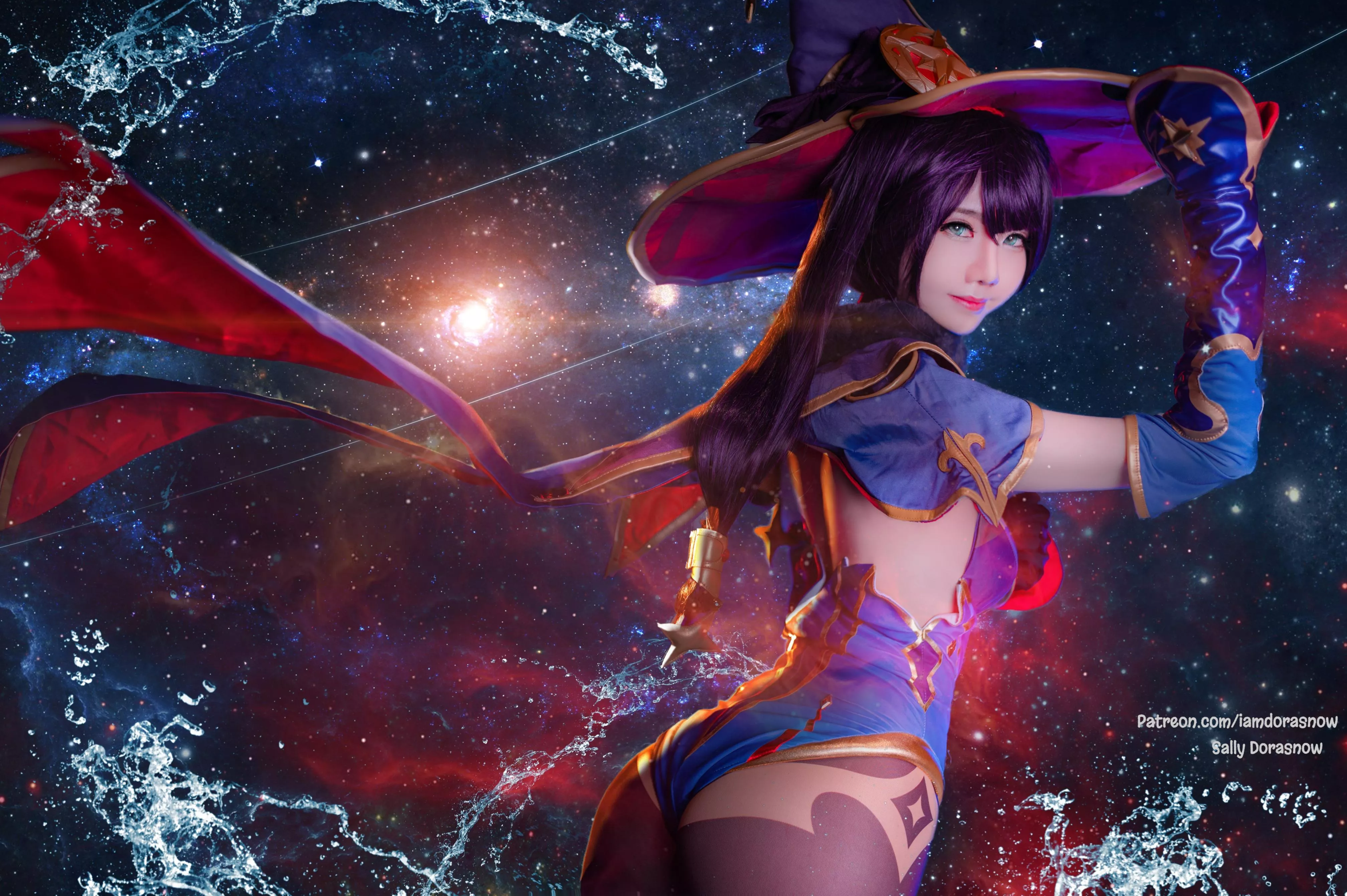 Mona from Genshin Impact by Sally Dorasnow