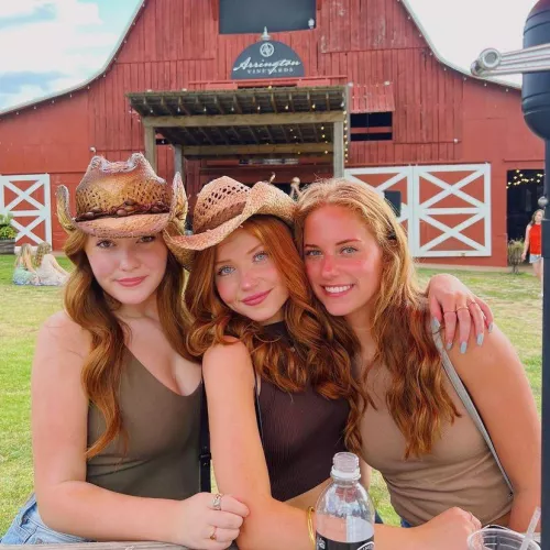 Redhead farm girls