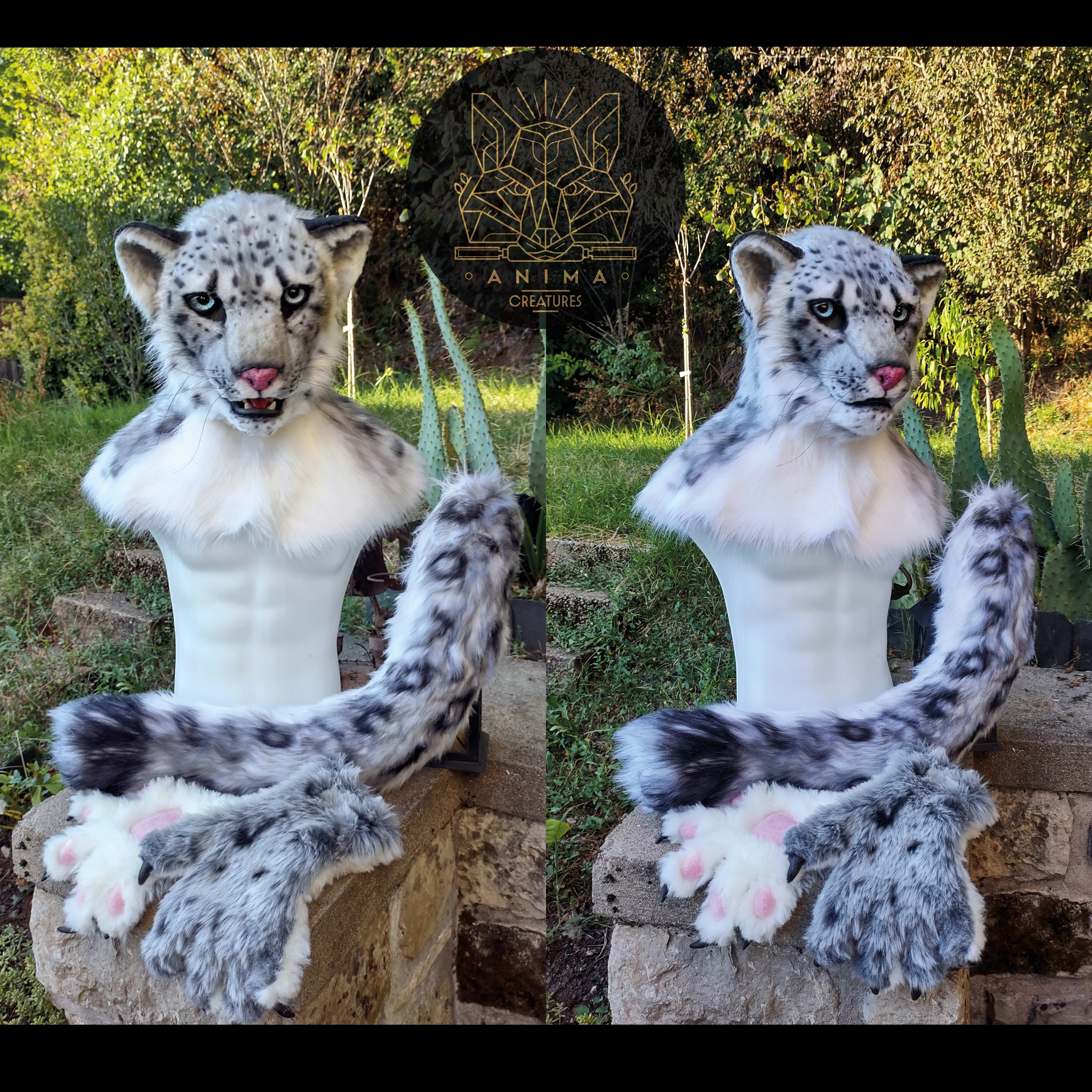 Some snow leopard I made back in August ~What kind of felines should I make next ? (Instagram : anima_creatures)