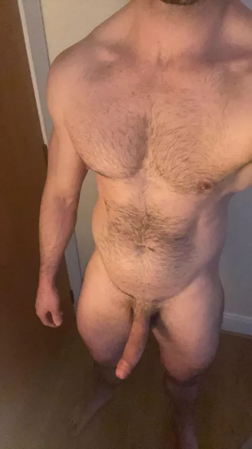 This stance would be complete with someone on their knees and at my mercy. Do you agree? 🤤