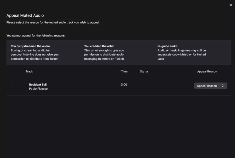 This VOD mute on my channel from Pablo Picasso is too comical not to share. How does my Resident Evil 2 VOD get struck for audio by a PAINTER who has been dead for 50 years?