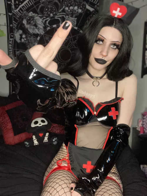 Who doesn’t love a nice black nail?