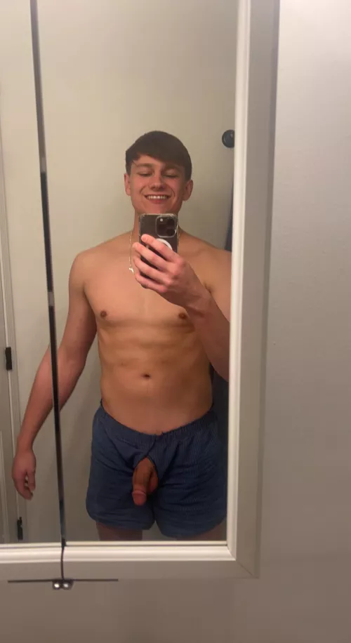 Would u suck my soft cock through the boxers?🤤