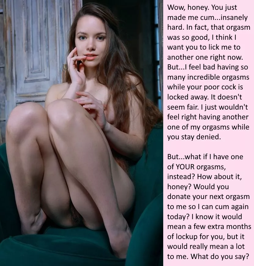 You want her to be happy, don't you?